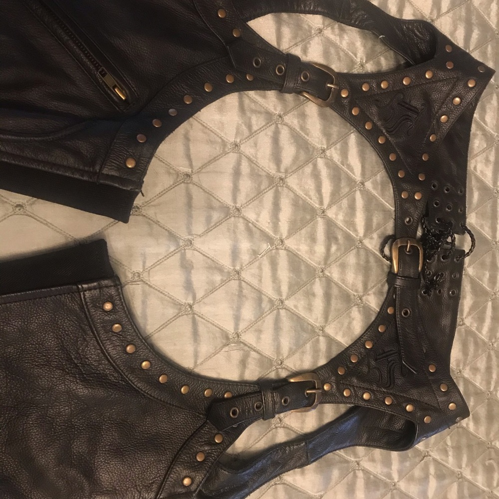 FS Fieldsheer Raider Leather Studded Chaps